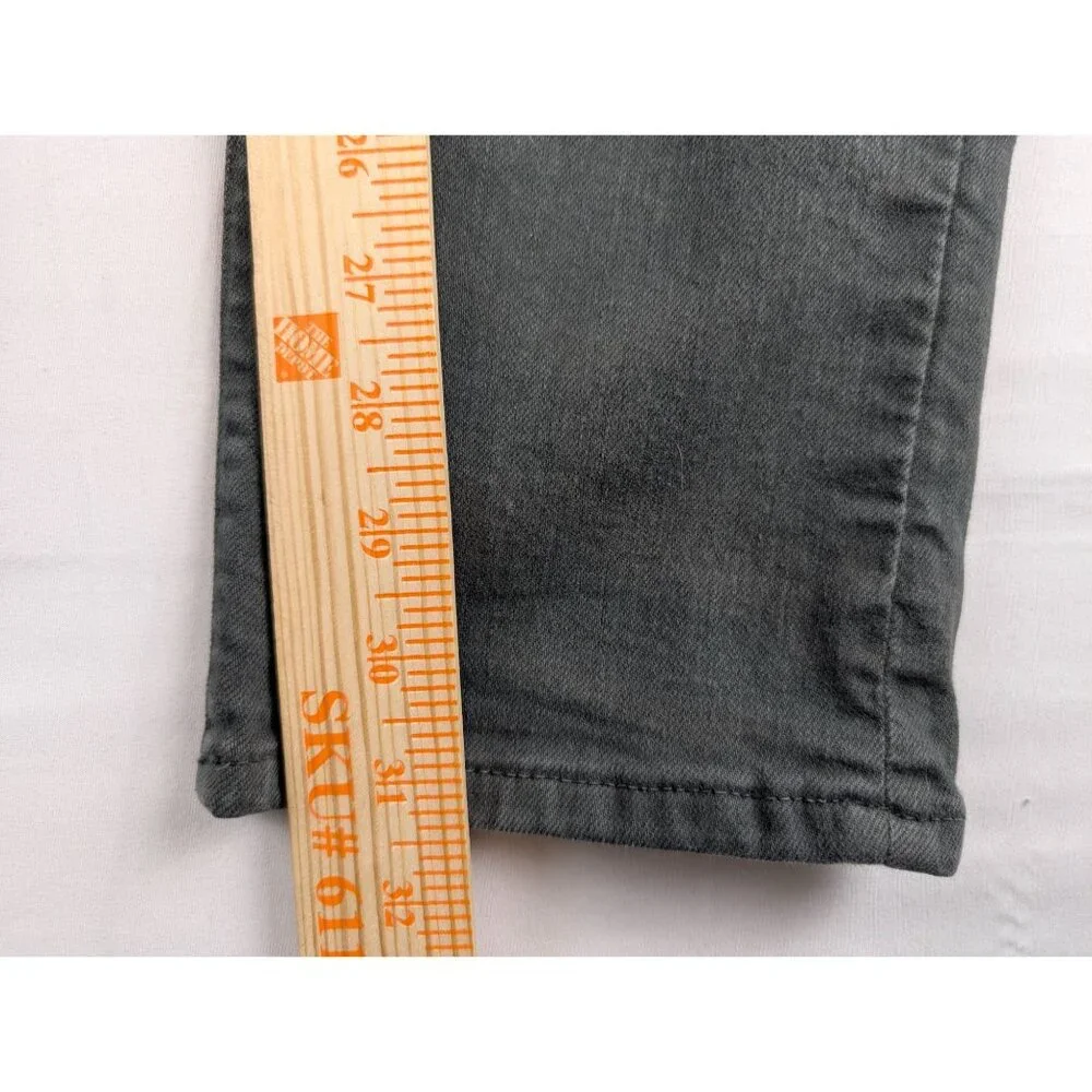 Bonobos Gray Denim Slim Fit Jeans Mens 32x31 Taper Distressed‎ 5 Pocket Mid Rise